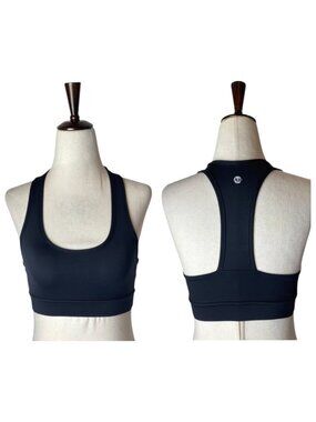 All Access Sports Bra‎ Women XS Black Brandier Front Row Y Back NWOT Athletic